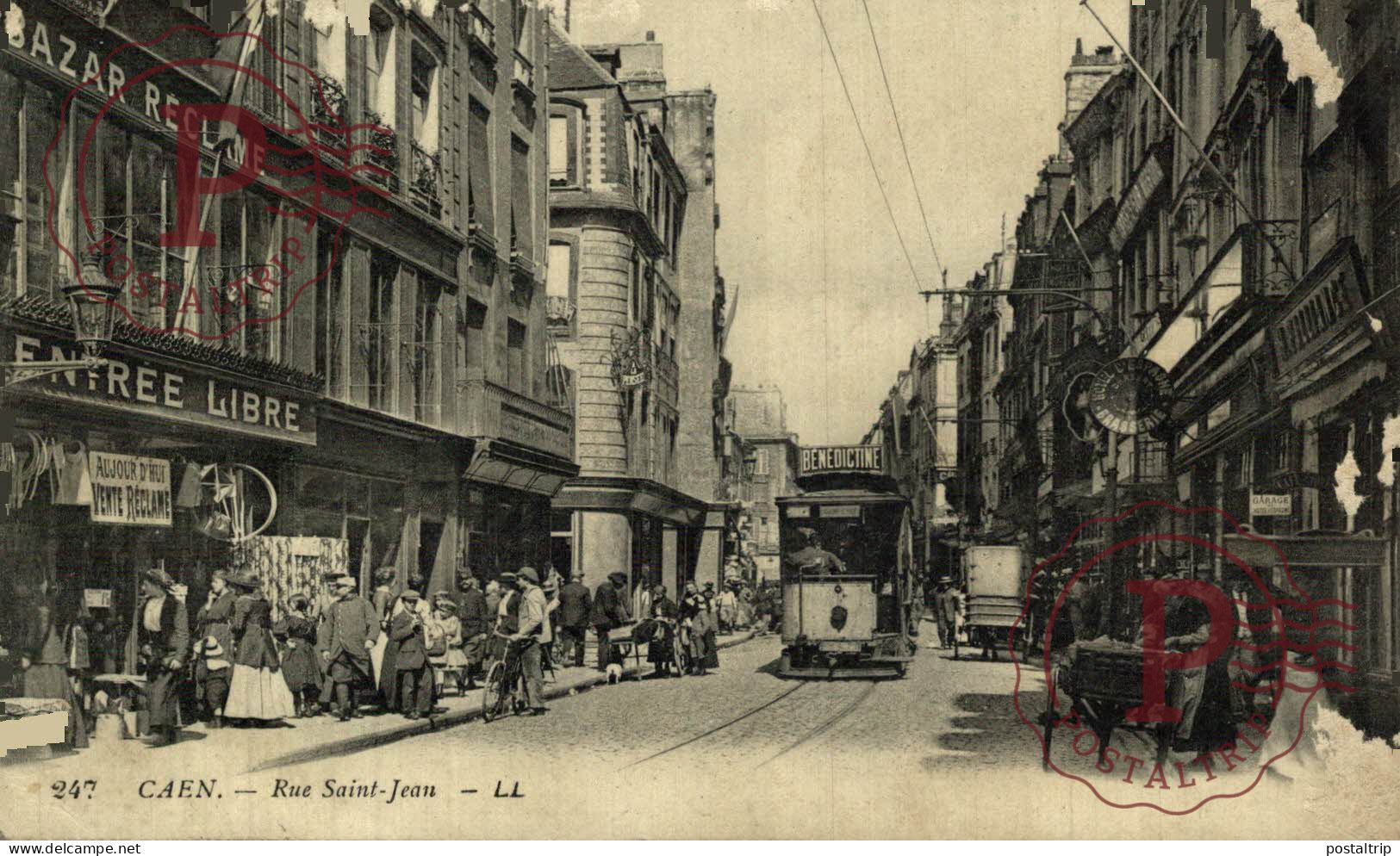 FRANCIA. FRANCE. CAEN RUE ST JEAN. - Caen