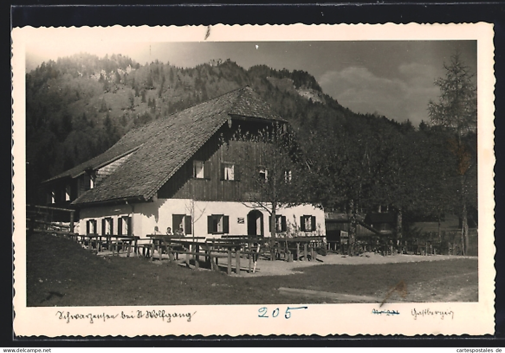 AK St. Wolfgang /Salzkammergut, Gasthaus Schwarzensee  - Other & Unclassified
