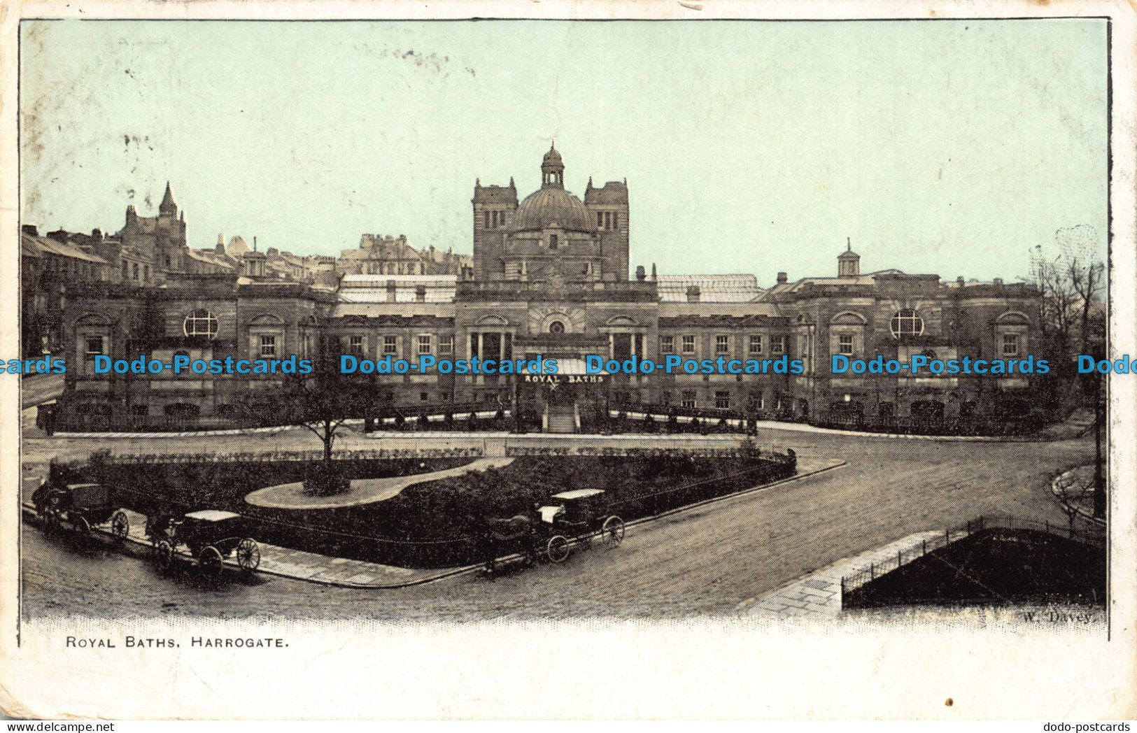 R105502 Royal Baths. Harrogate. F. Davey. 1904 - Mundo
