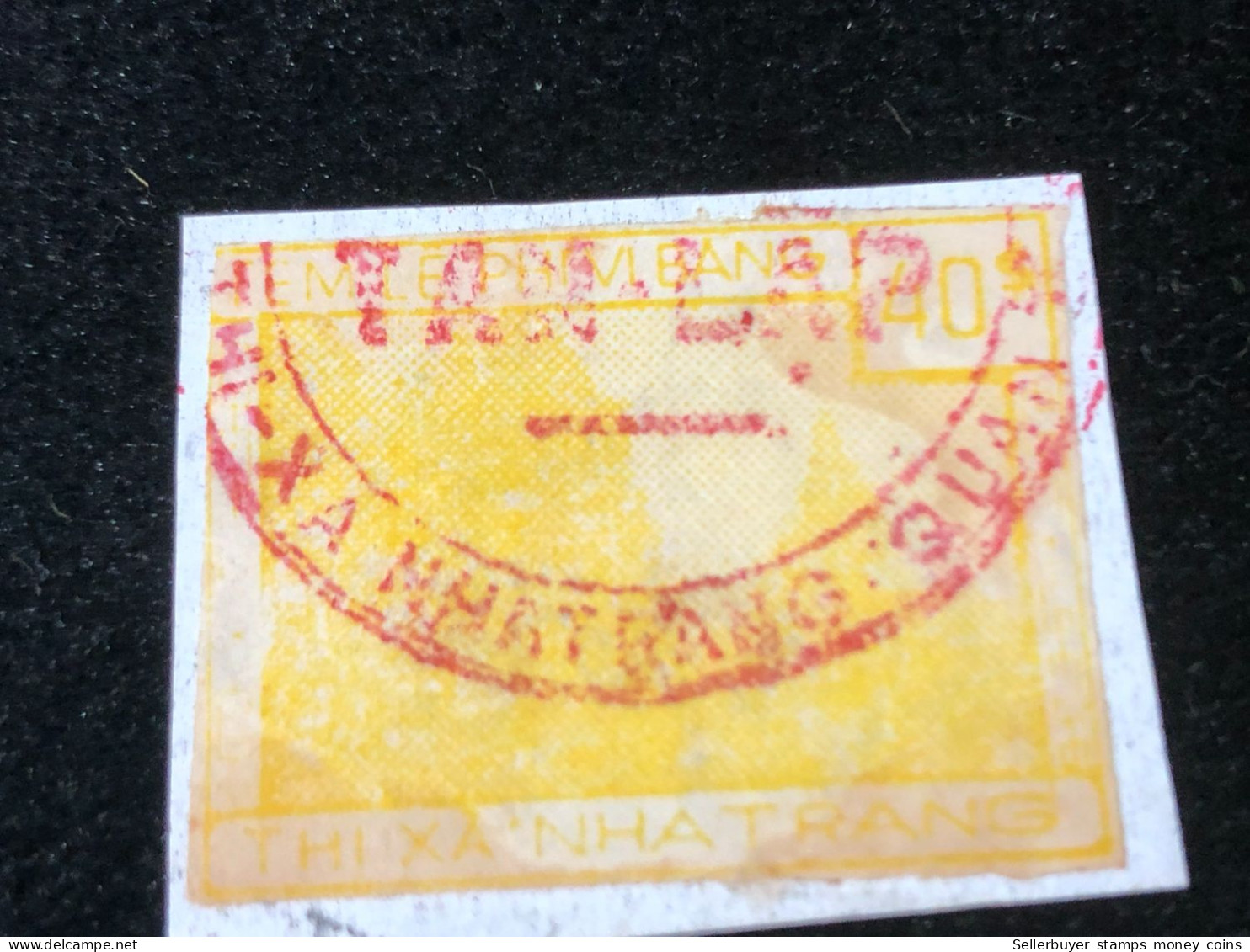 Vietnam South Stamps Before 1975(5 $ Wedge PAPER Nha Trang) 1pcs 1 Stamps Quality Good - Collections