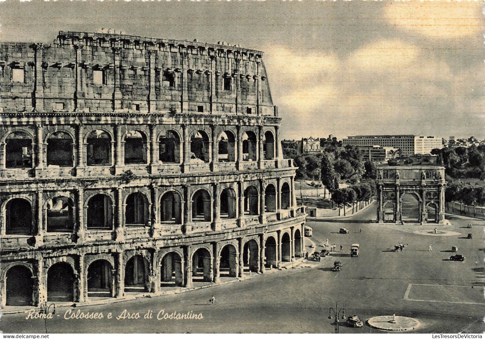 ITALIE - Roma - Colosseo E Arco Di Costantino - Carte Postale - Colosseum