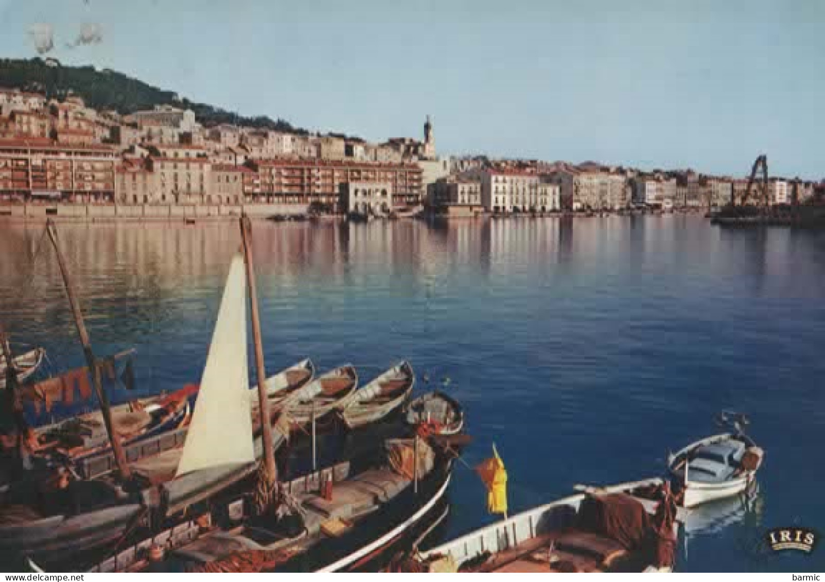 SETE, LE PORT DE PECHE ET LA VILLE COULEUR REF 16481 - Sete (Cette)