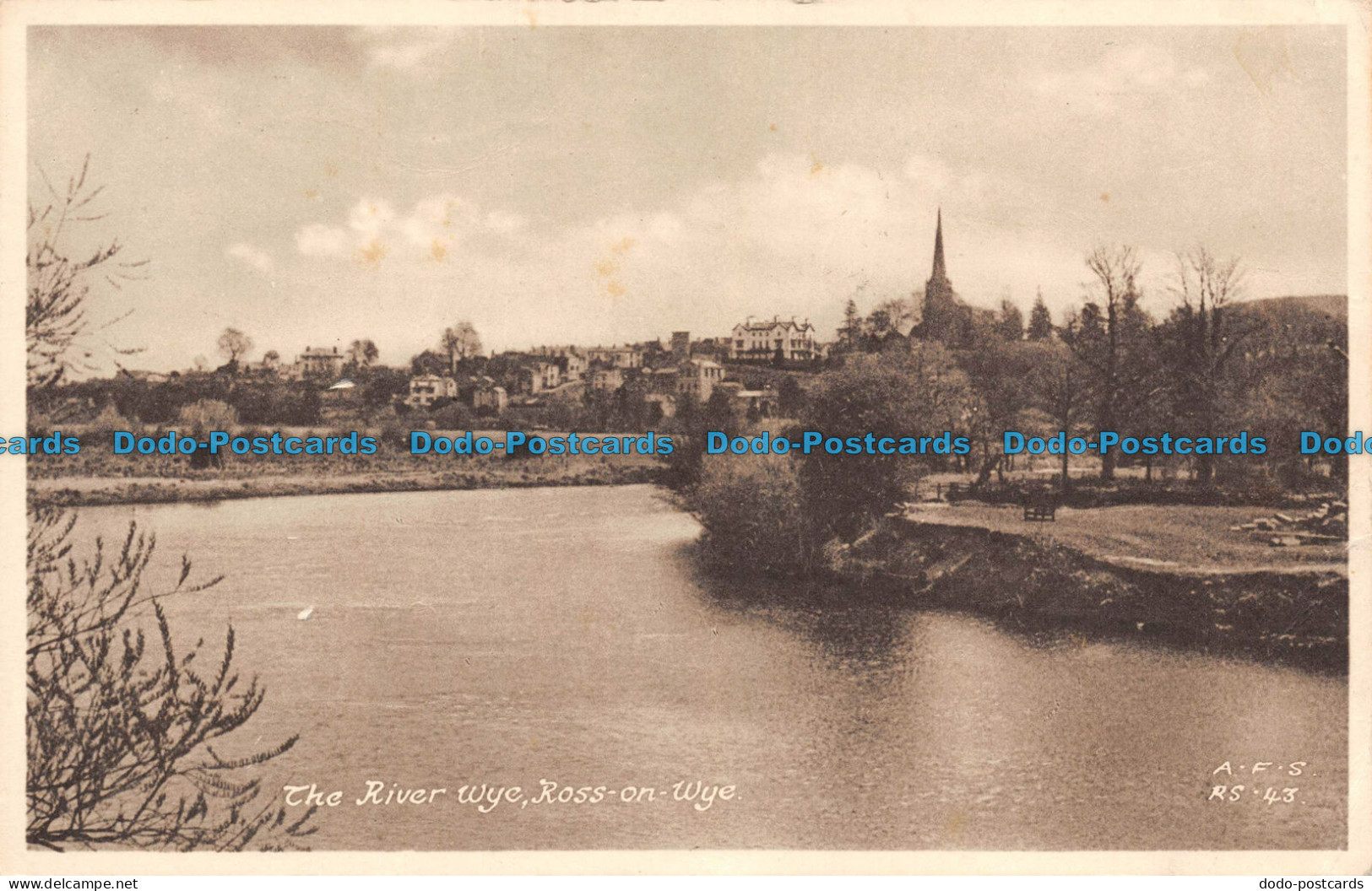 R105571 The River Wye. Ross On Wye. Frith. 1956 - Mondo