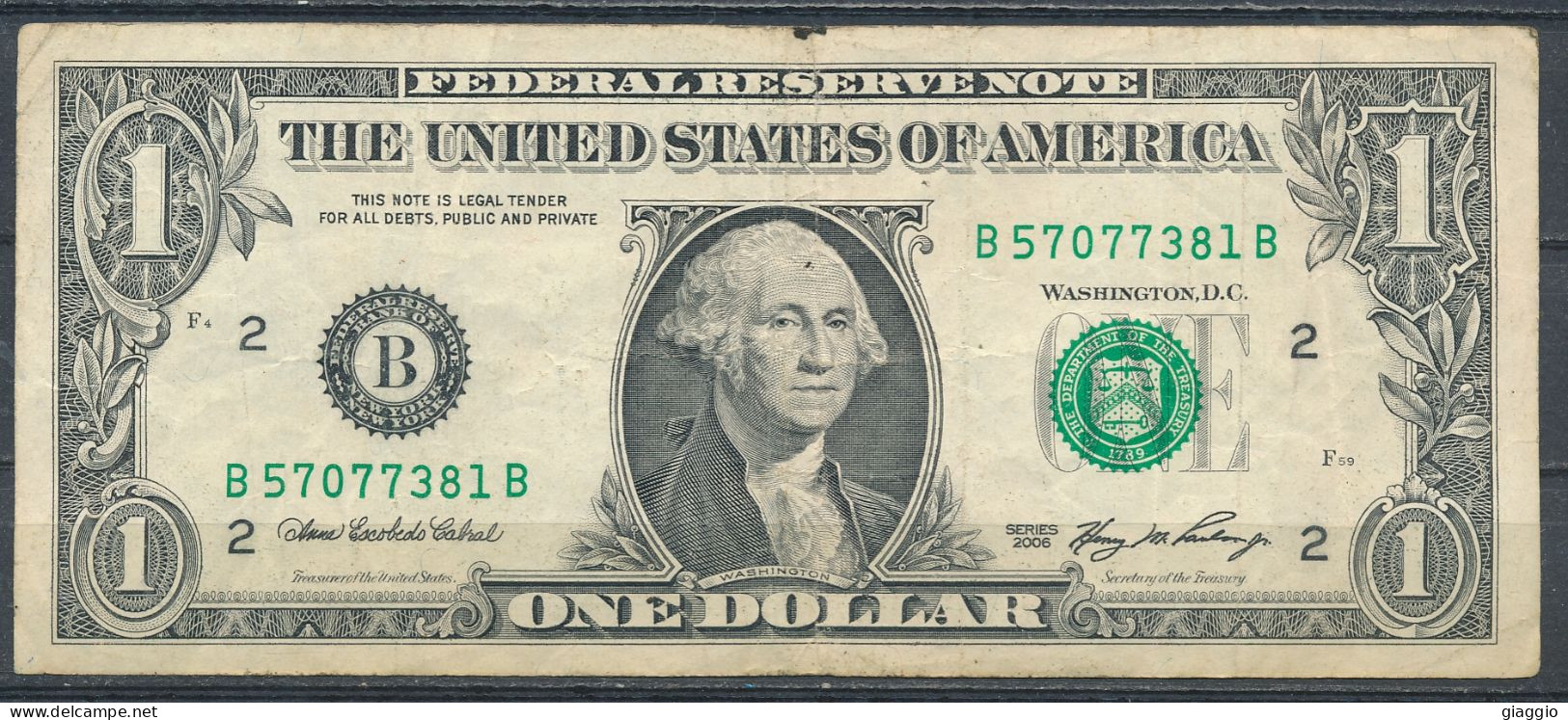 °°° USA 1 DOLLAR 2006 B °°° - Billets De La Federal Reserve (1928-...)