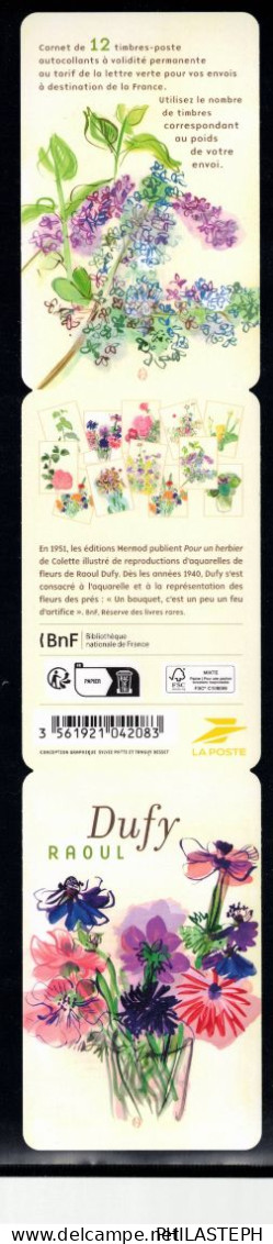 France 2024 - Carnet Adhésif De 12 Timbres  - Raoul Dufy Neuf - FLEURS PEINTRE - Other & Unclassified