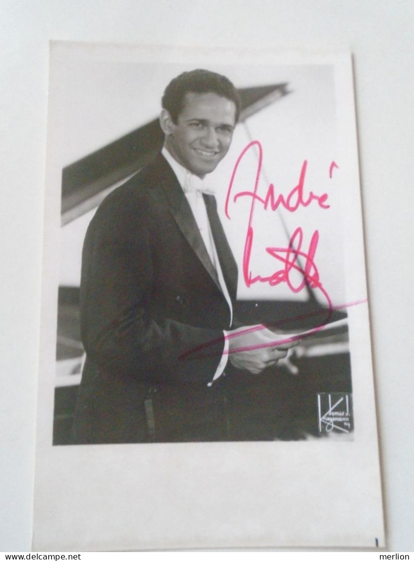 D203357  Signature -Autograph  - André Watts - American Classical Pianist  1981 - Chanteurs & Musiciens