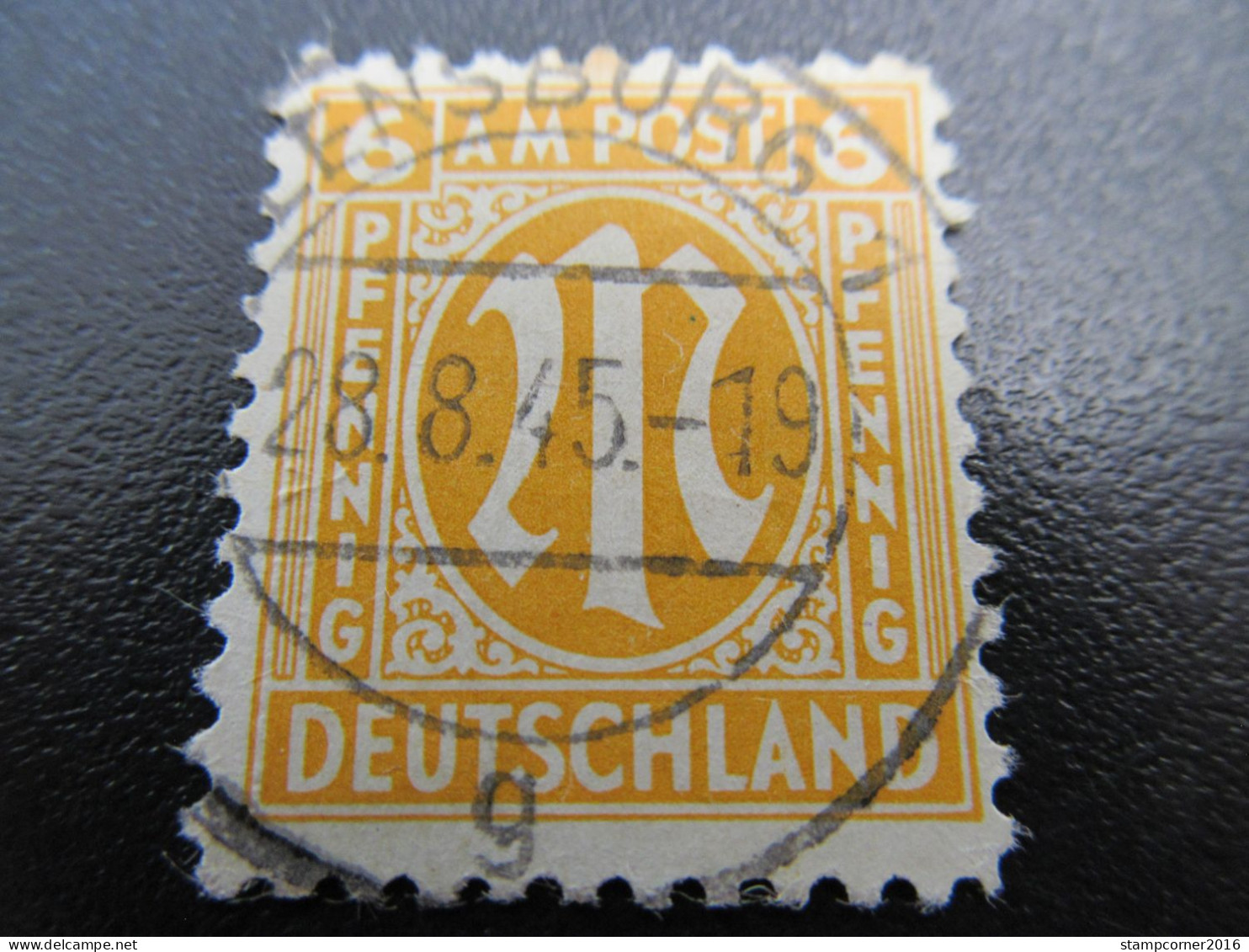 Bizone Nr. 4y, 1945, Gestempelt, BPP Geprüft, Mi 70€  *DEK125* - Afgestempeld