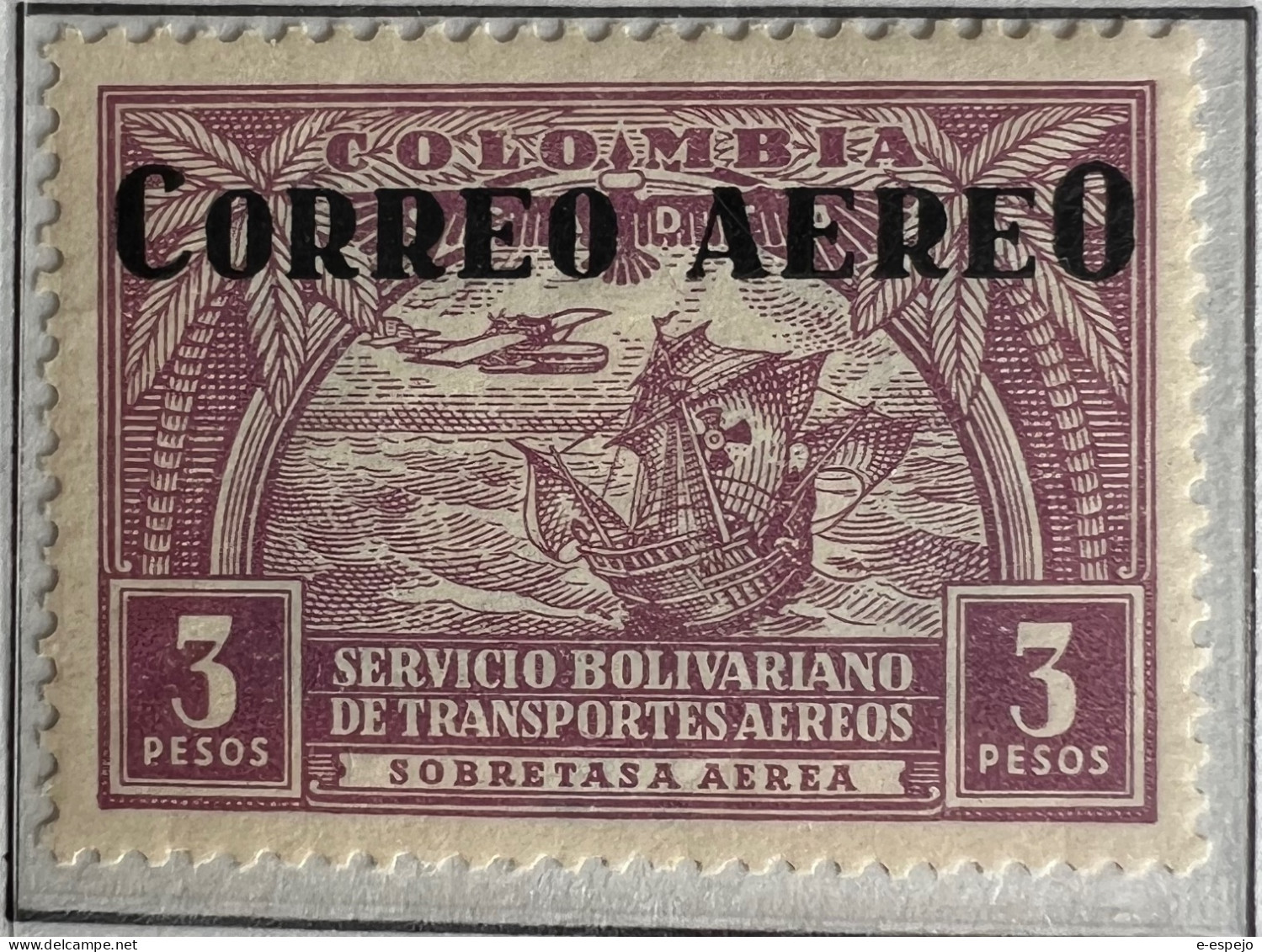 Kolumbien 1932: Issue Of The SCADTA Mi:CO 316 - Colombie