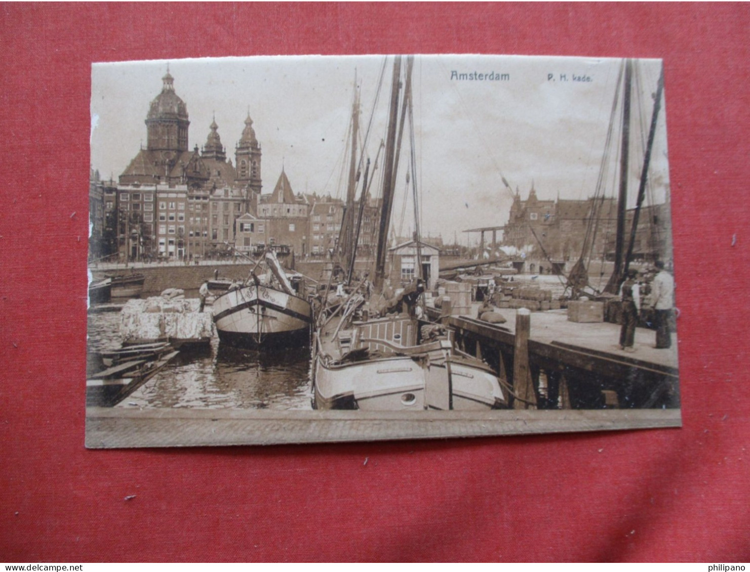 Dock Scene  Amsterdam  Netherlands > Noord-Holland > Amsterdam  Ref 6413 - Amsterdam