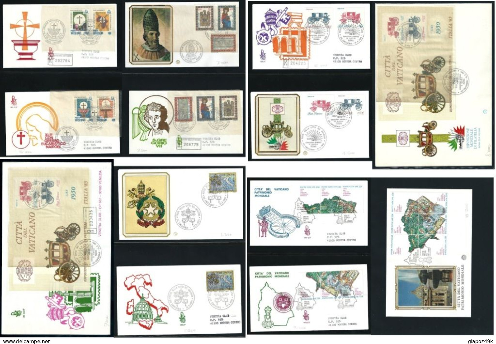 ● VATICANO 472 FDC 1978 / 2002 ֍ Giovanni PAOLO II ● COLLEZIONE FDC completa fino al 2002 ● SOTTO COSTO ● Lotto XX ●