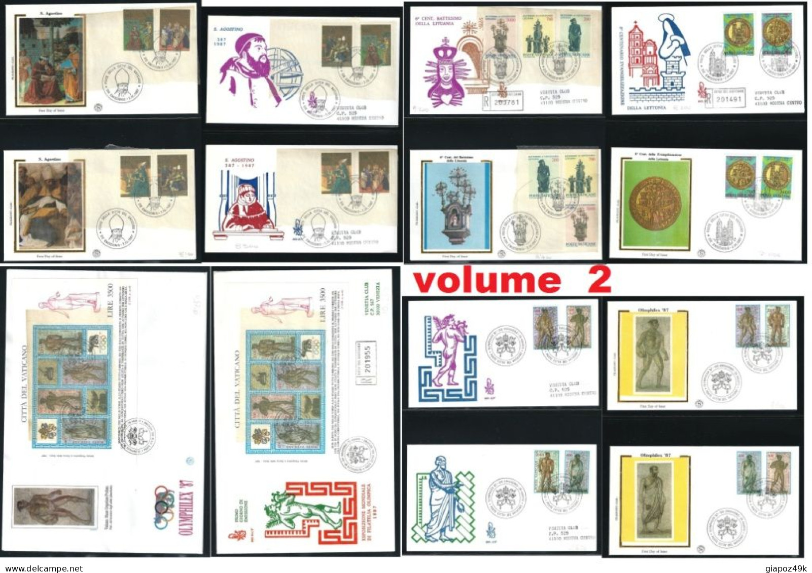 ● VATICANO 472 FDC 1978 / 2002 ֍ Giovanni PAOLO II ● COLLEZIONE FDC completa fino al 2002 ● SOTTO COSTO ● Lotto XX ●