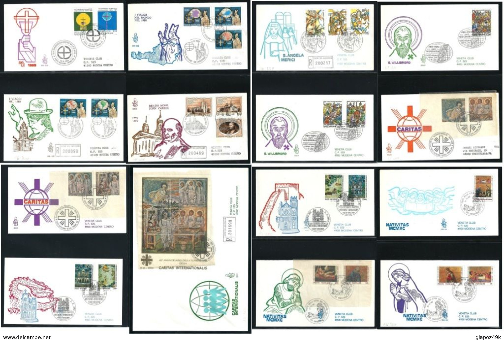 ● VATICANO 472 FDC 1978 / 2002 ֍ Giovanni PAOLO II ● COLLEZIONE FDC completa fino al 2002 ● SOTTO COSTO ● Lotto XX ●