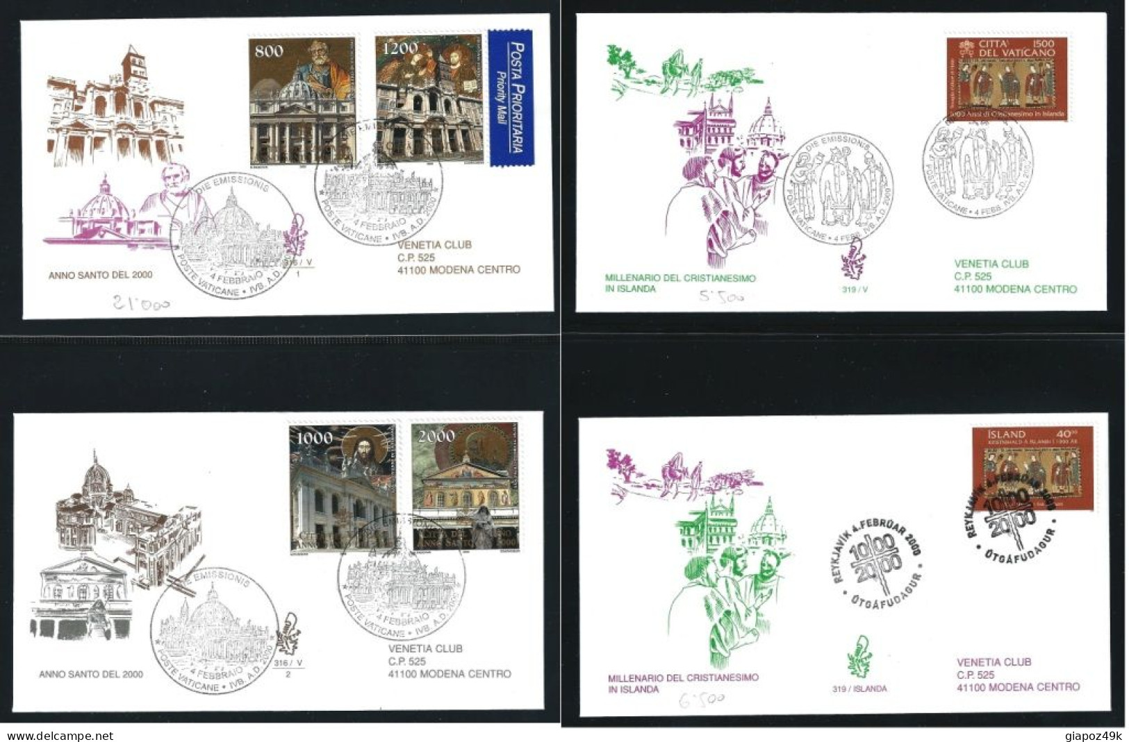 ● VATICANO 472 FDC 1978 / 2002 ֍ Giovanni PAOLO II ● COLLEZIONE FDC completa fino al 2002 ● SOTTO COSTO ● Lotto XX ●