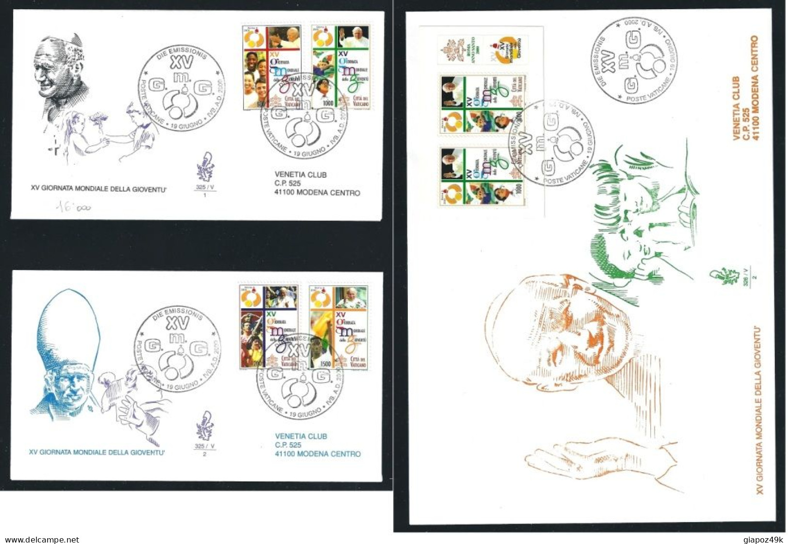 ● VATICANO 472 FDC 1978 / 2002 ֍ Giovanni PAOLO II ● COLLEZIONE FDC completa fino al 2002 ● SOTTO COSTO ● Lotto XX ●