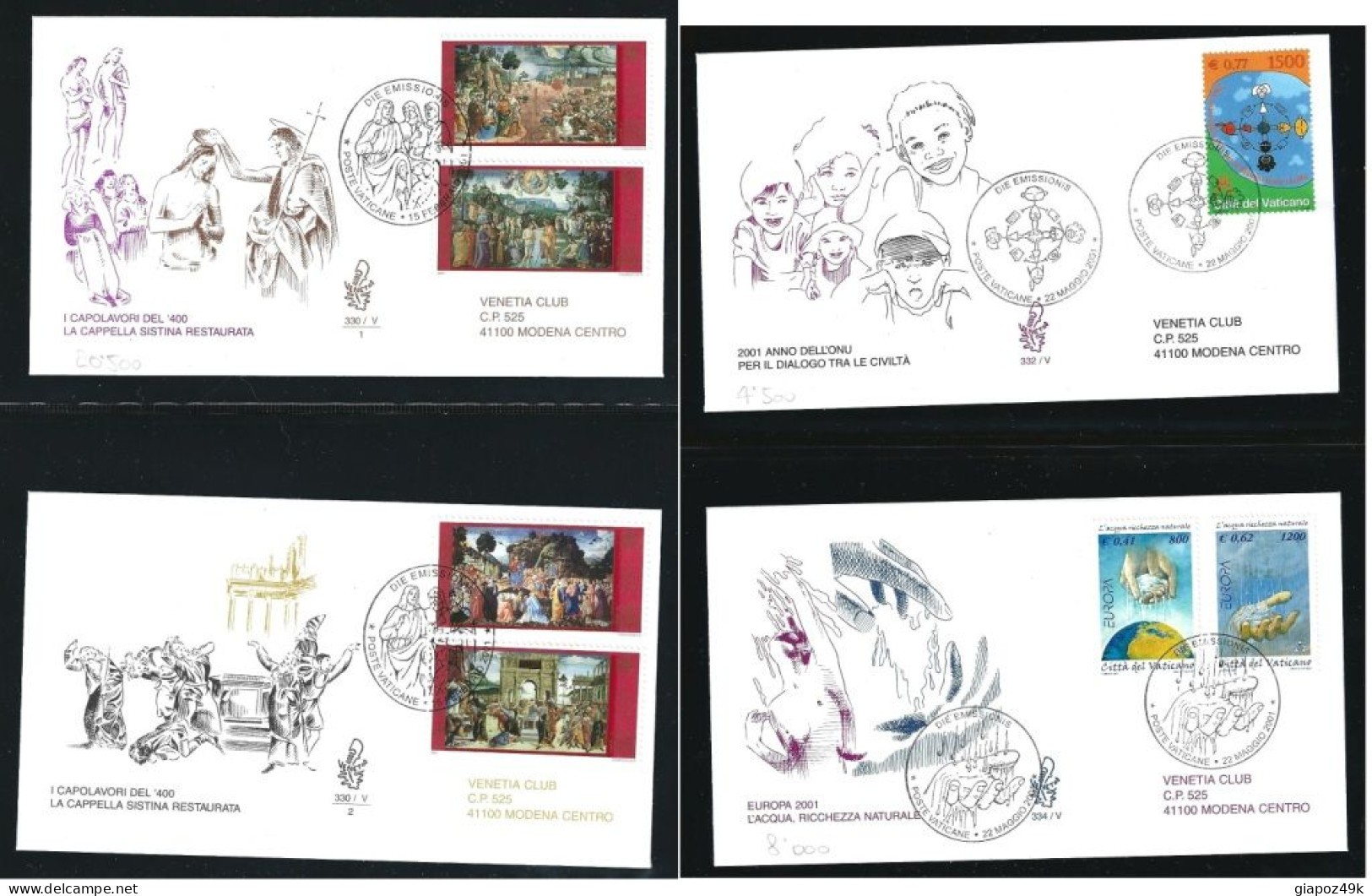 ● VATICANO 472 FDC 1978 / 2002 ֍ Giovanni PAOLO II ● COLLEZIONE FDC completa fino al 2002 ● SOTTO COSTO ● Lotto XX ●