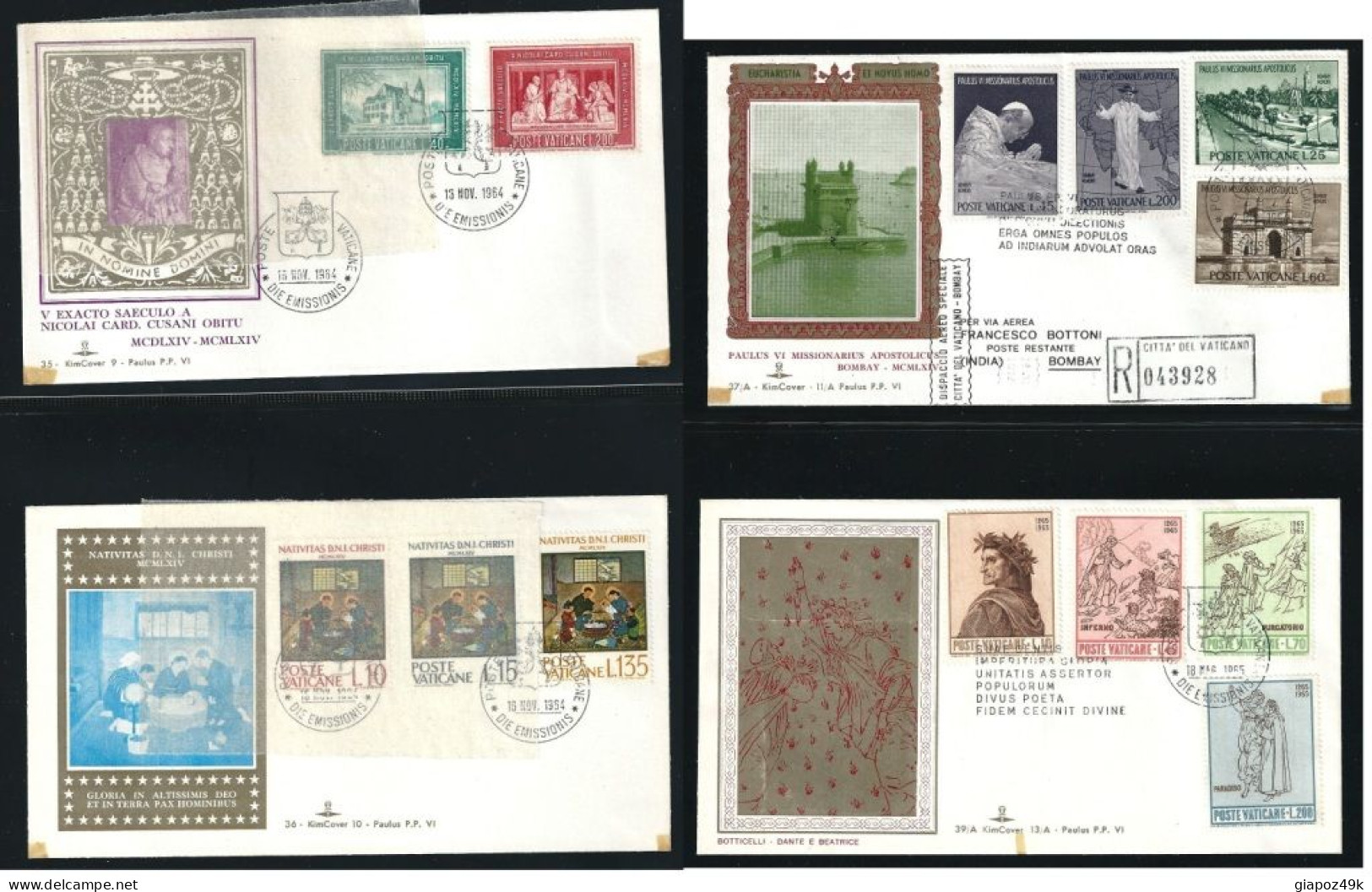 ● VATICANO 143 FDC ● 1963 /1978 ֍ PAOLO VI ● COLLEZIONE FDC Completa ● SOTTO COSTO ● Lotto 420 ● - FDC