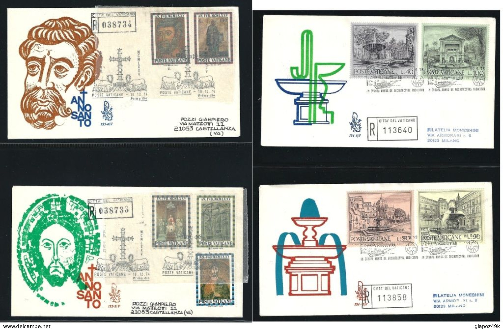 ● VATICANO 143 FDC ● 1963 /1978 ֍ PAOLO VI ● COLLEZIONE FDC completa ● SOTTO COSTO ● Lotto 420 ●