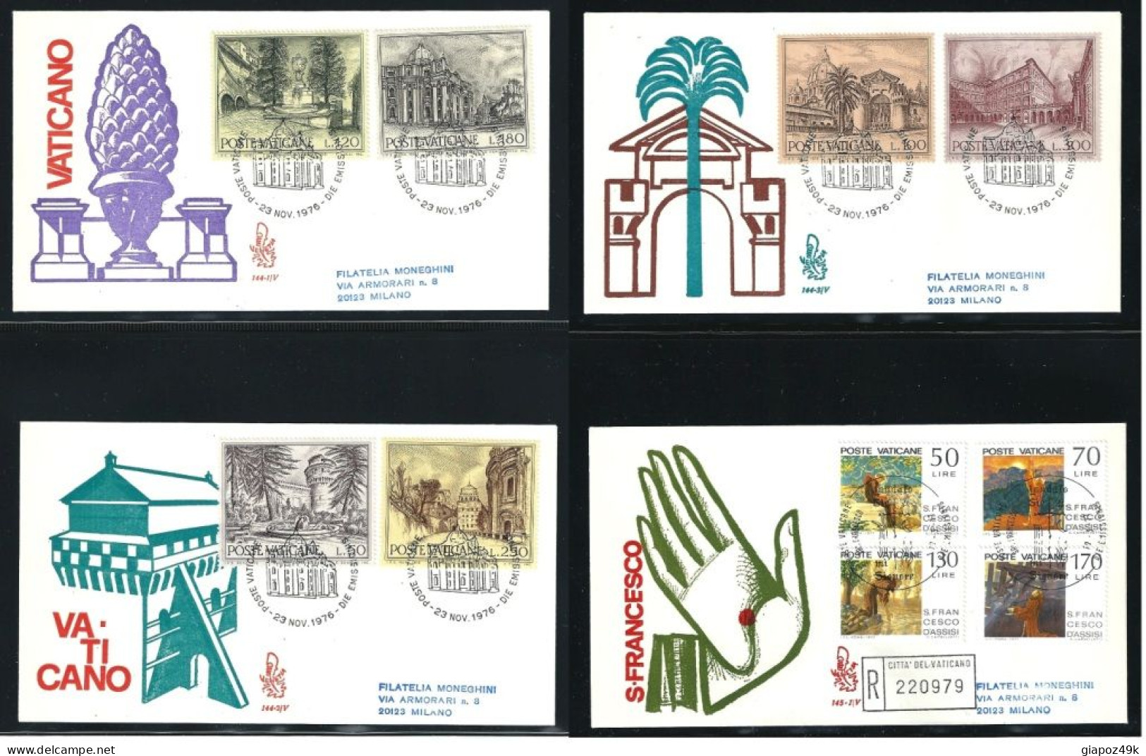 ● VATICANO 143 FDC ● 1963 /1978 ֍ PAOLO VI ● COLLEZIONE FDC completa ● SOTTO COSTO ● Lotto 420 ●