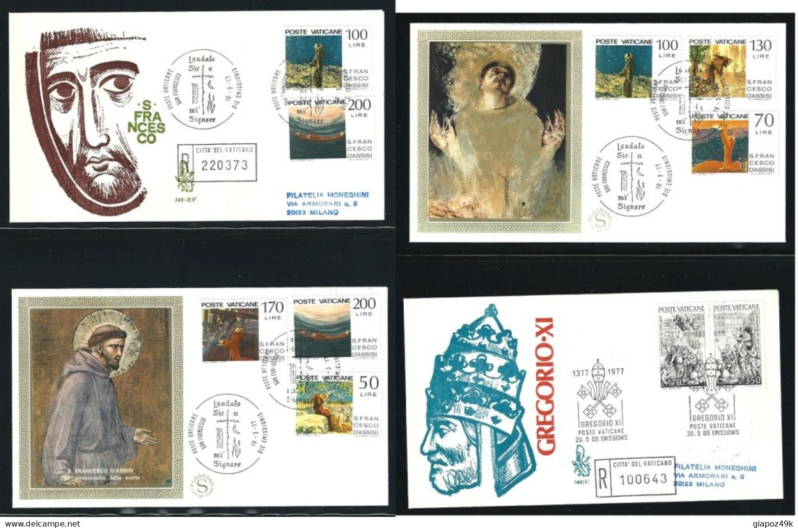 ● VATICANO 143 FDC ● 1963 /1978 ֍ PAOLO VI ● COLLEZIONE FDC completa ● SOTTO COSTO ● Lotto 420 ●