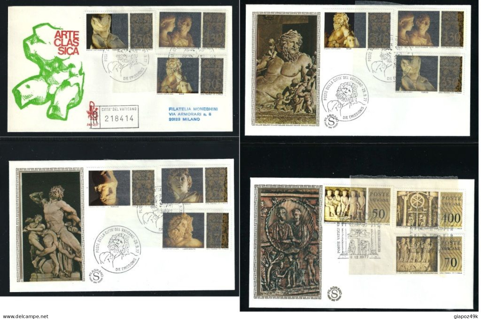 ● VATICANO 143 FDC ● 1963 /1978 ֍ PAOLO VI ● COLLEZIONE FDC completa ● SOTTO COSTO ● Lotto 420 ●