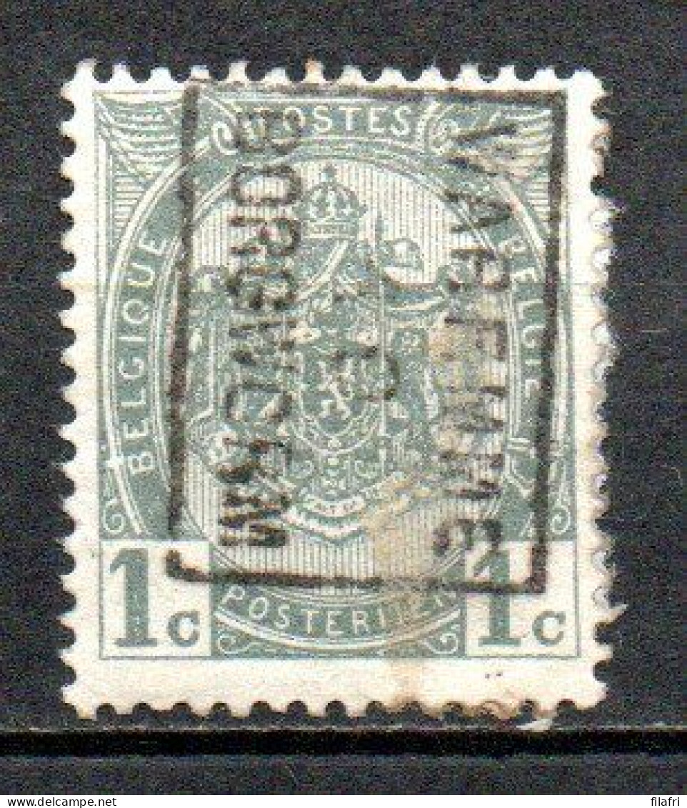 1494 Voorafstempeling Op Nr 81 - WAREMME 10 BORGWORM - Positie B - Roller Precancels 1910-19