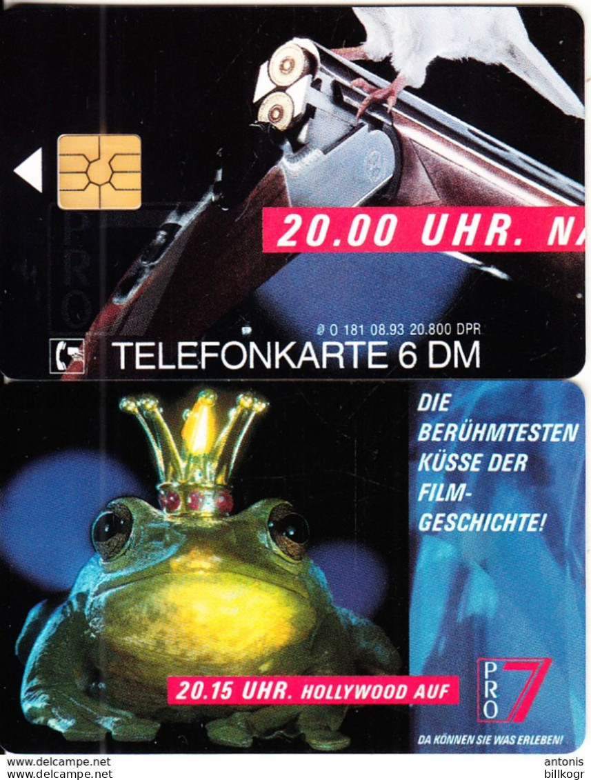 GERMANY(chip) - Frog, Pro 7(O 181), Tirage 20800, 08/93, Mint - O-Series : Customers Sets