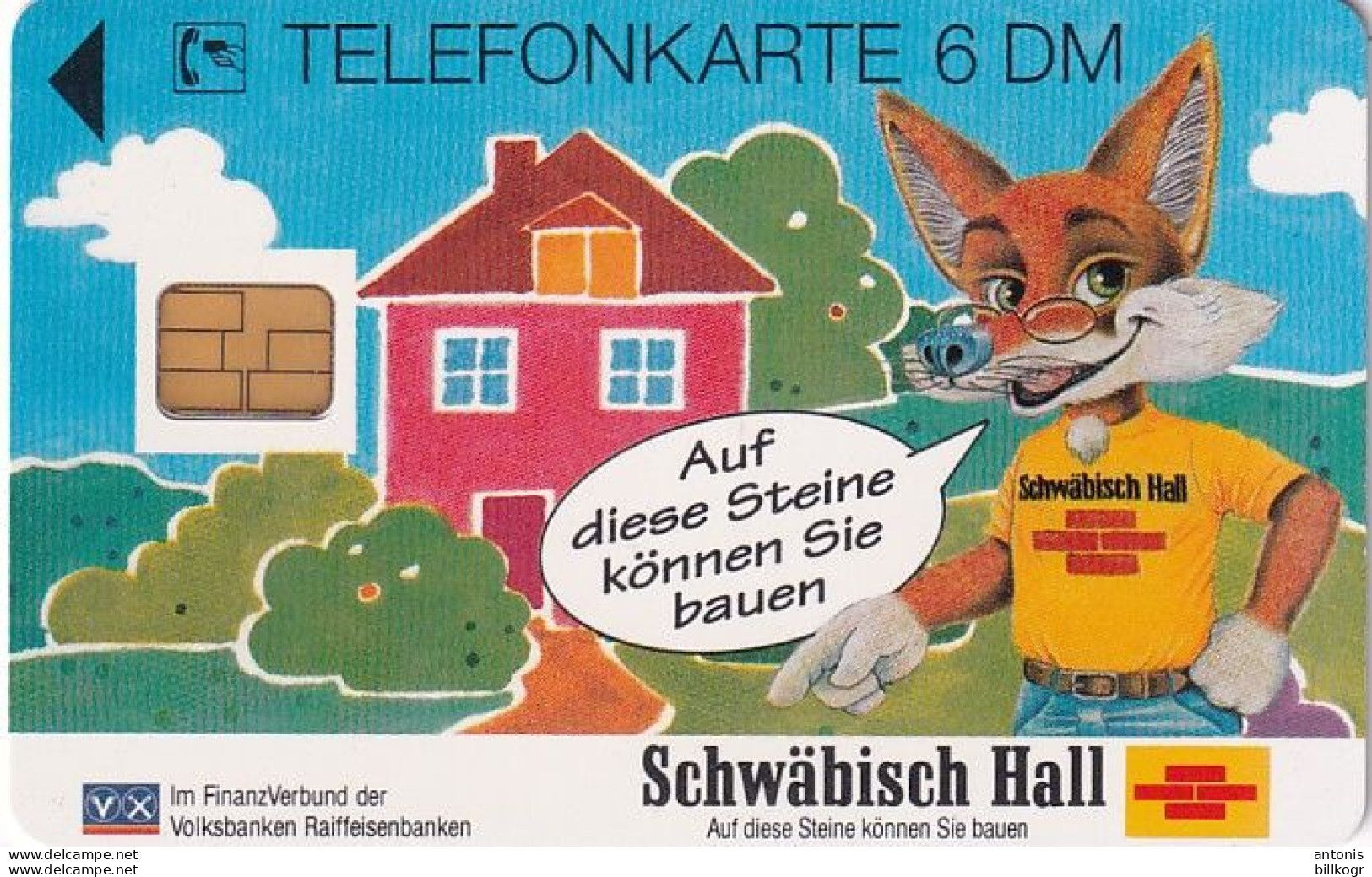 GERMANY - Schwäbisch Hall(O 089), Tirage 50000, 01/95, Mint - O-Series : Séries Client