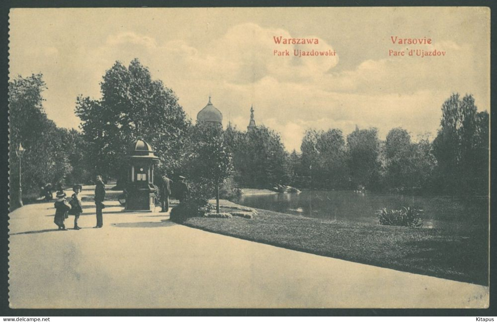 WARSZAWA Vintage Postcard Warsaw Varsovie Warschau Poland - Polonia