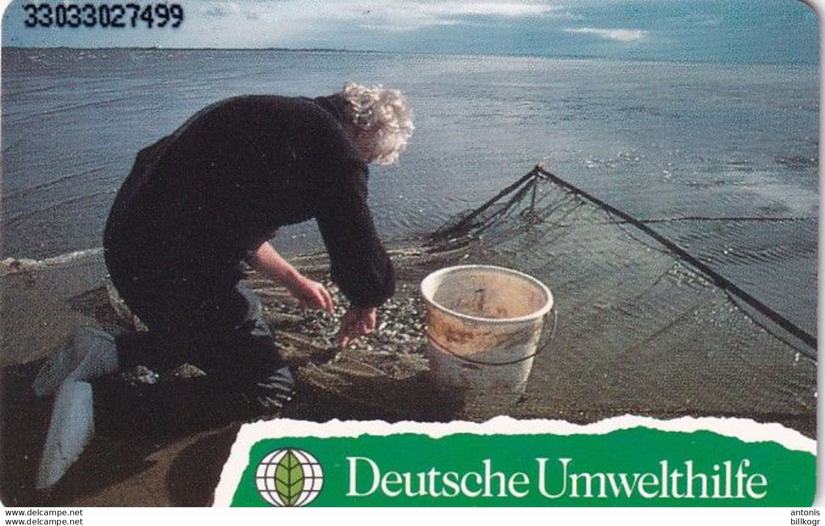 GERMANY(chip) - German Environmental Aid/Wattfischer(O 587), Tirage 9500, 03/93, Mint - O-Reeksen : Klantenreeksen