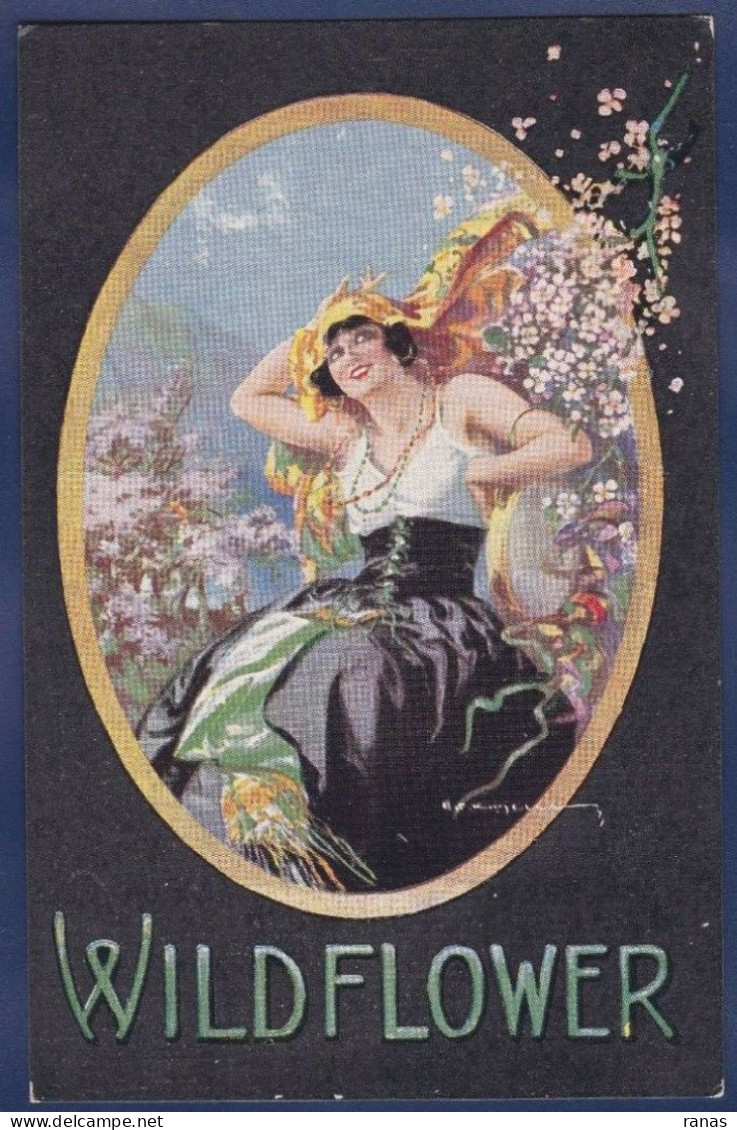 CPA Publicité Cabaret Théâtre Non Circulé Art Nouveau Femme Woman - Werbepostkarten