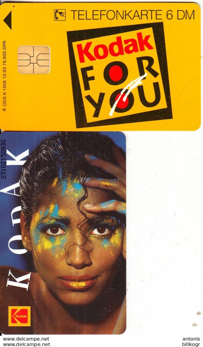 GERMANY - Kodak/For You(K 1508), Tirage 76000, 10/93, Mint - K-Series : Série Clients
