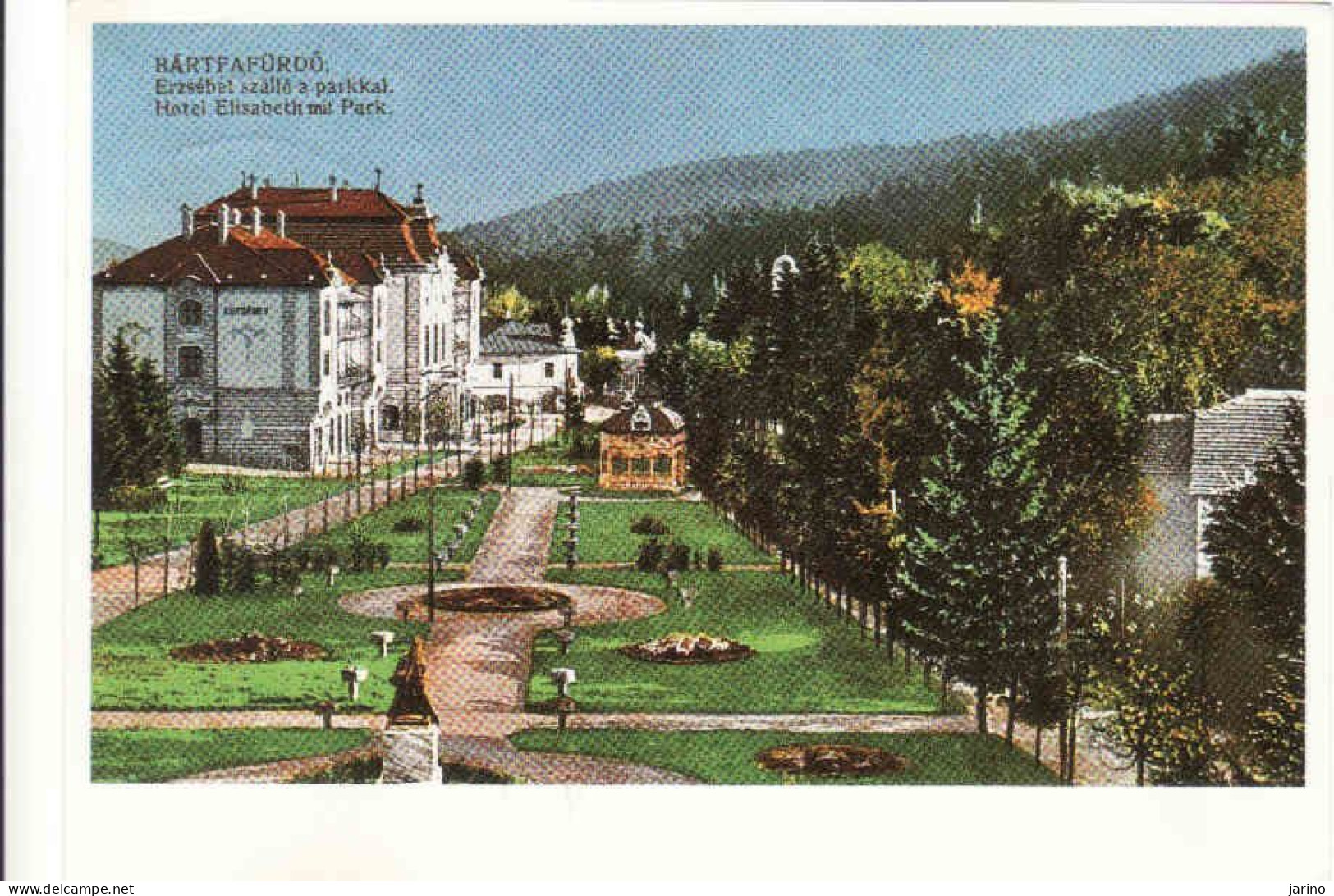 Slovakia, Bardejovské Kupele, Spa, Hotel Alžbeta, Reprodukcia, Used 1995 - Eslovaquia