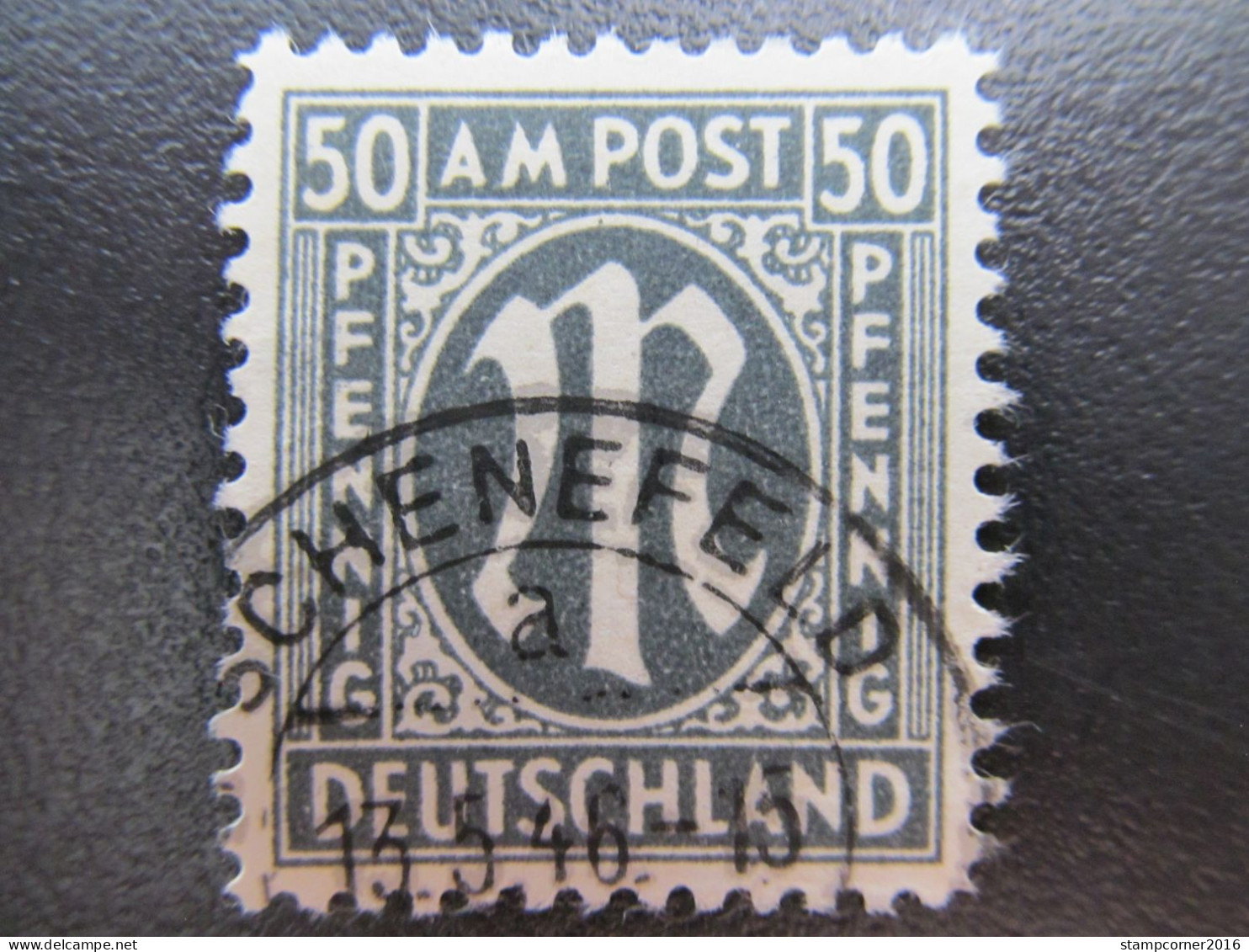 Bizone Nr. 32aAz, 1945, Gestempelt, BPP Geprüft, Mi 40€  *DEK133* - Oblitérés