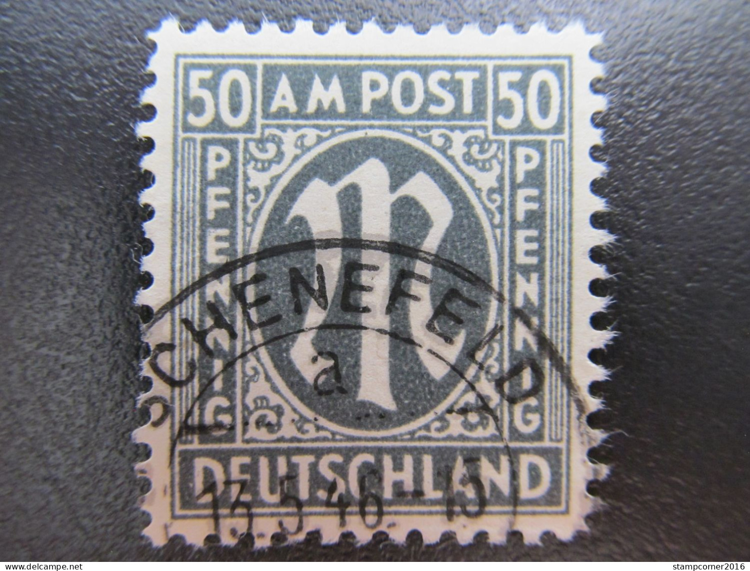 Bizone Nr. 32aAz, 1945, Gestempelt, BPP Geprüft, Mi 40€  *DEK133* - Oblitérés