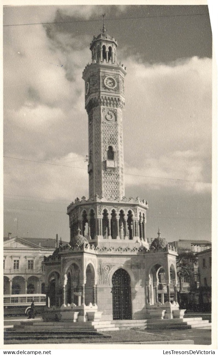 TURQUIE - La Tour De L'Horloge - Izmir - Vue Générale - Animé - Carte Postale Ancienne - Turkey