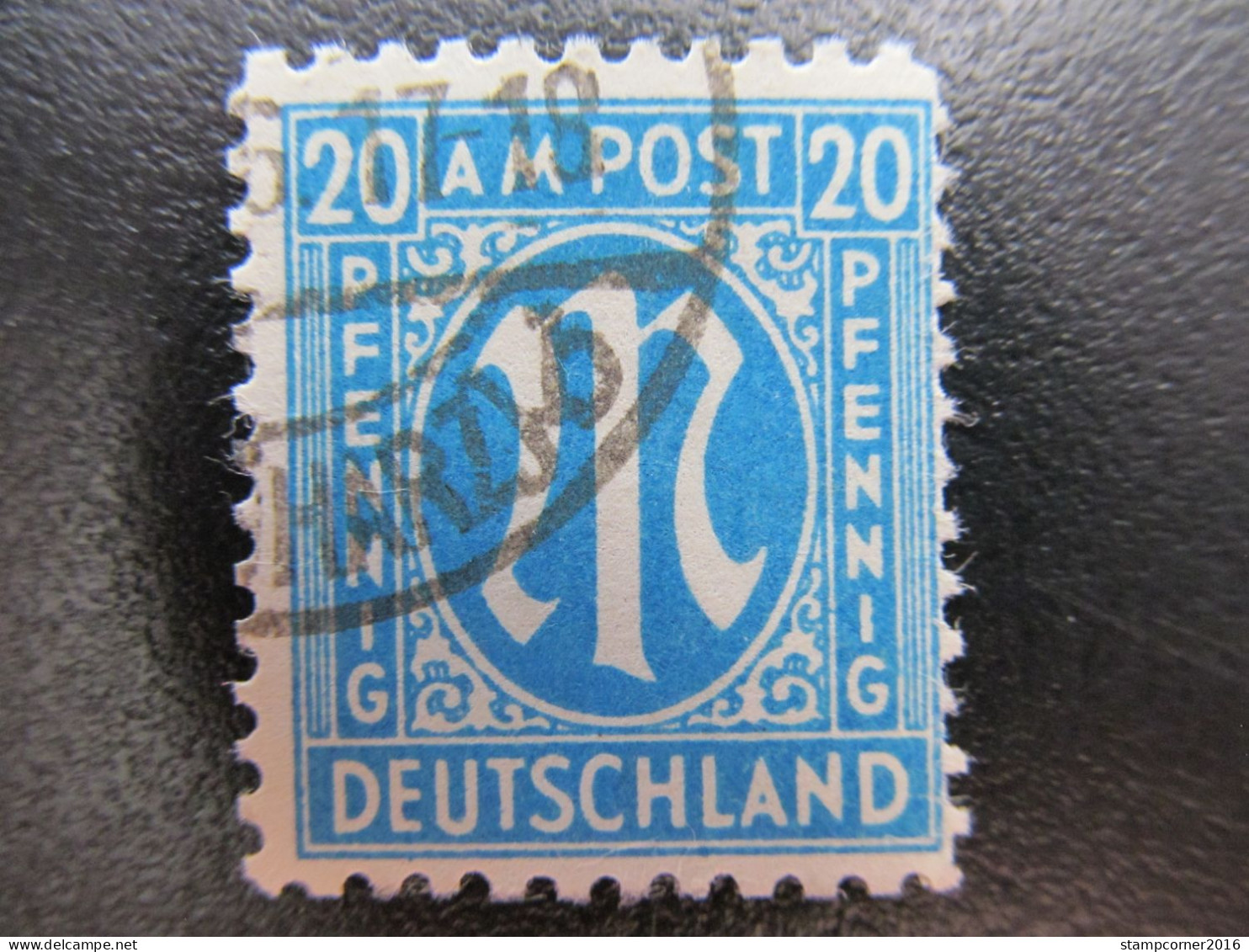 Bizone Nr. 26bBz, 1945, Gestempelt, BPP Geprüft, Mi 45€  *DEK134* - Usados