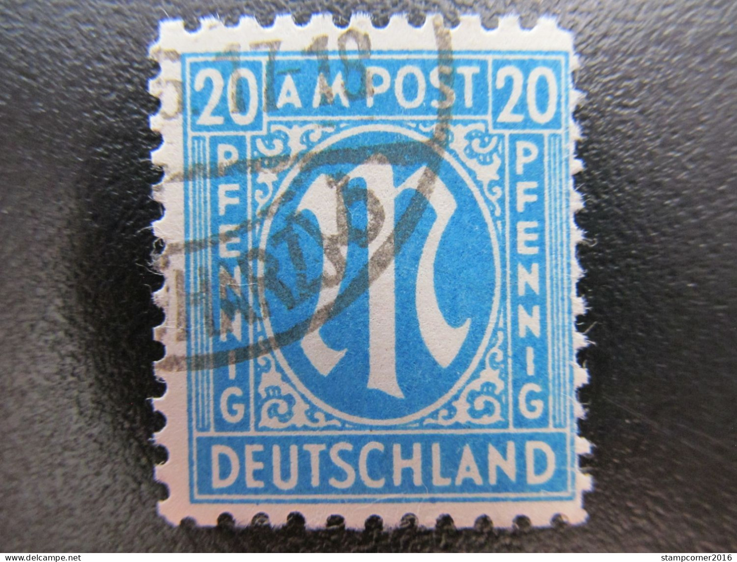 Bizone Nr. 26bBz, 1945, Gestempelt, BPP Geprüft, Mi 45€  *DEK134* - Oblitérés