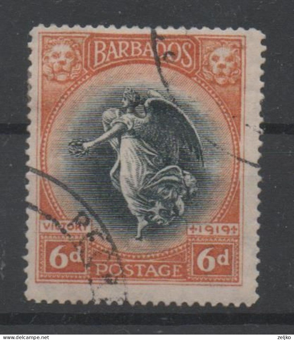 Barbados, Used, 1920, Michel 117 - Barbados (...-1966)