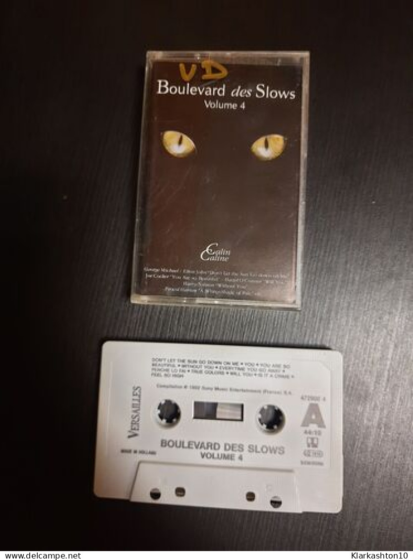 K7 Audio : Boulevard Des Slows Vol. 4 - Cassettes Audio