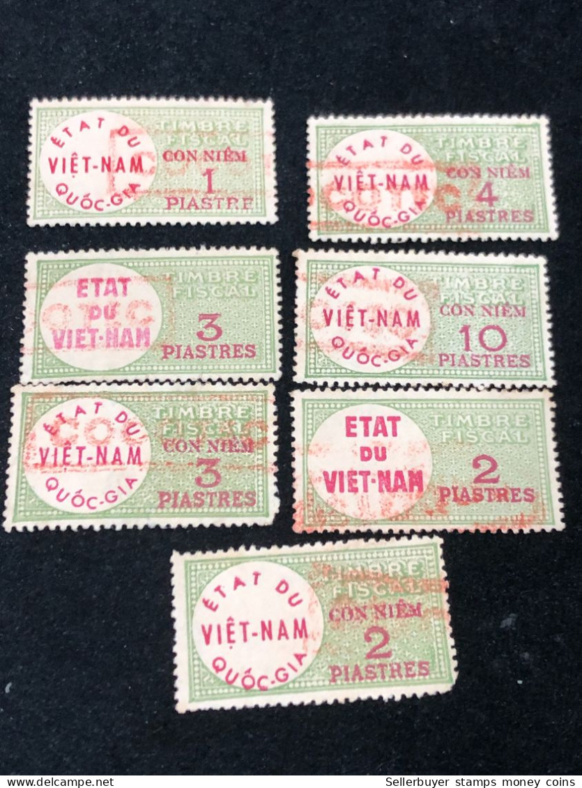Vietnam South Wedge Before 1975( Wedge Has Been Used ) 7 Pcs 7 Stamps Quality Good - Sammlungen