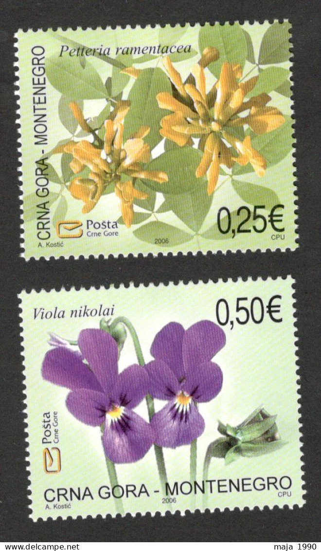 MONTENEGRO - MNH SET - FLORA, FLOWERS - 2006. - Montenegro