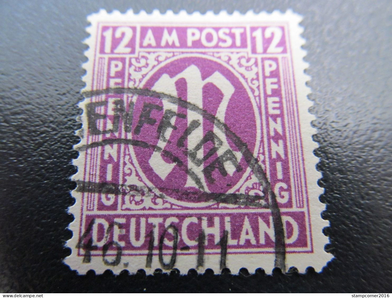 Bizone Nr. 15aGy, 1945, Gestempelt, BPP Geprüft, Mi 50€  *DEK136* - Usados