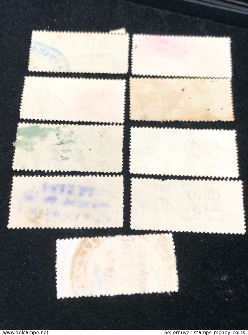 Vietnam South Wedge Before 1975( Wedge Has Been Used ) 9 Pcs 9 Stamps Quality Good - Collections