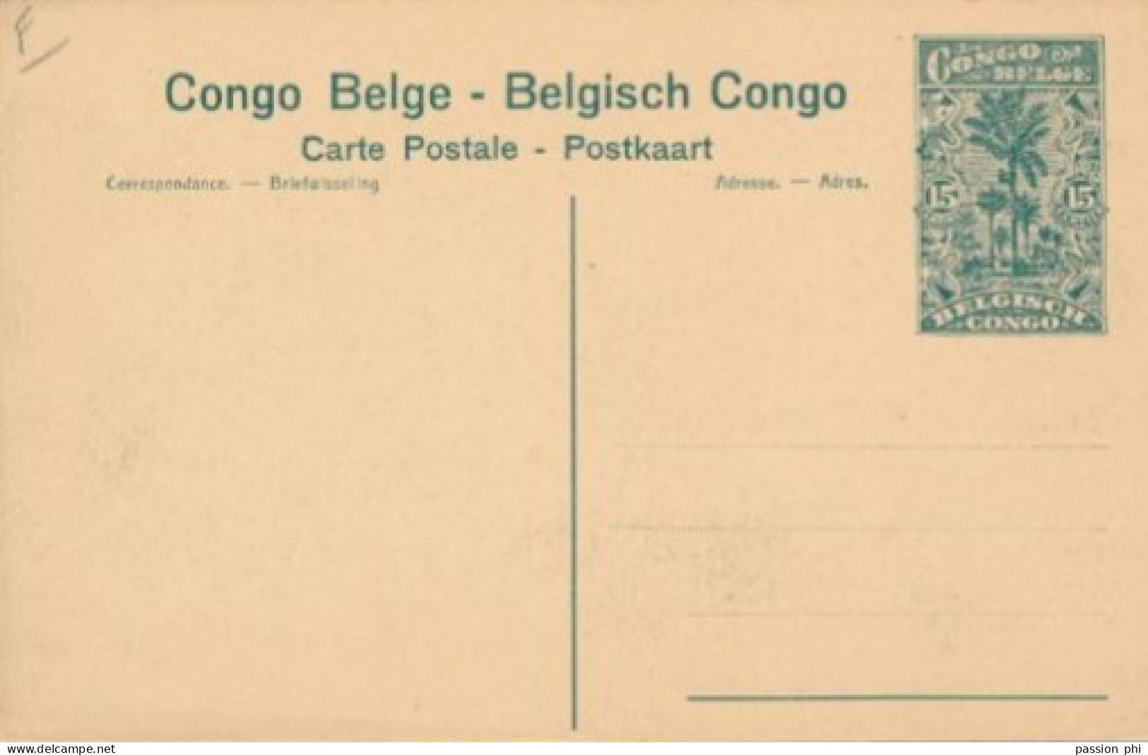 ZAC BELGIAN CONGO   PPS SBEP 61 VIEW 95 UNUSED - Entiers Postaux