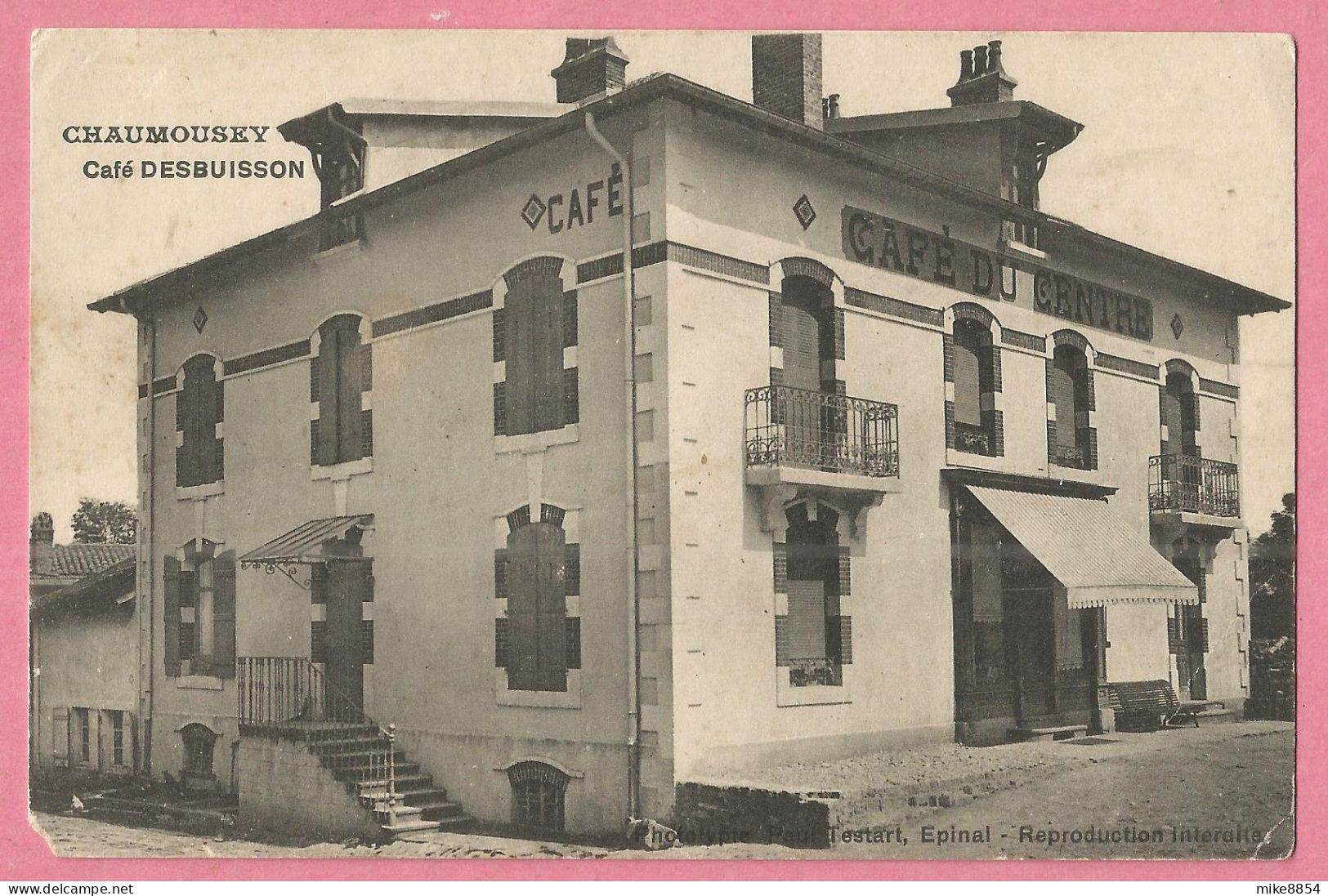 F2638  CPA  CHAUMOUSEY  (Vosges)  Café DESBUISSON - CAFE DU CENTRE  +++++- - Andere & Zonder Classificatie