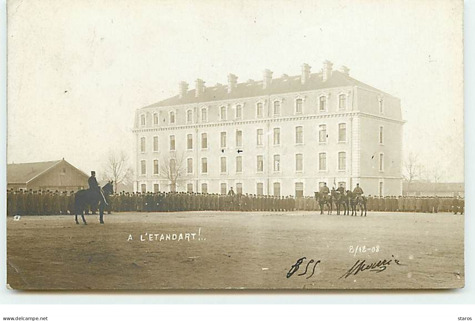 Carte Photo - Fête Du Régiment - A L'Etandart ! - Regimente