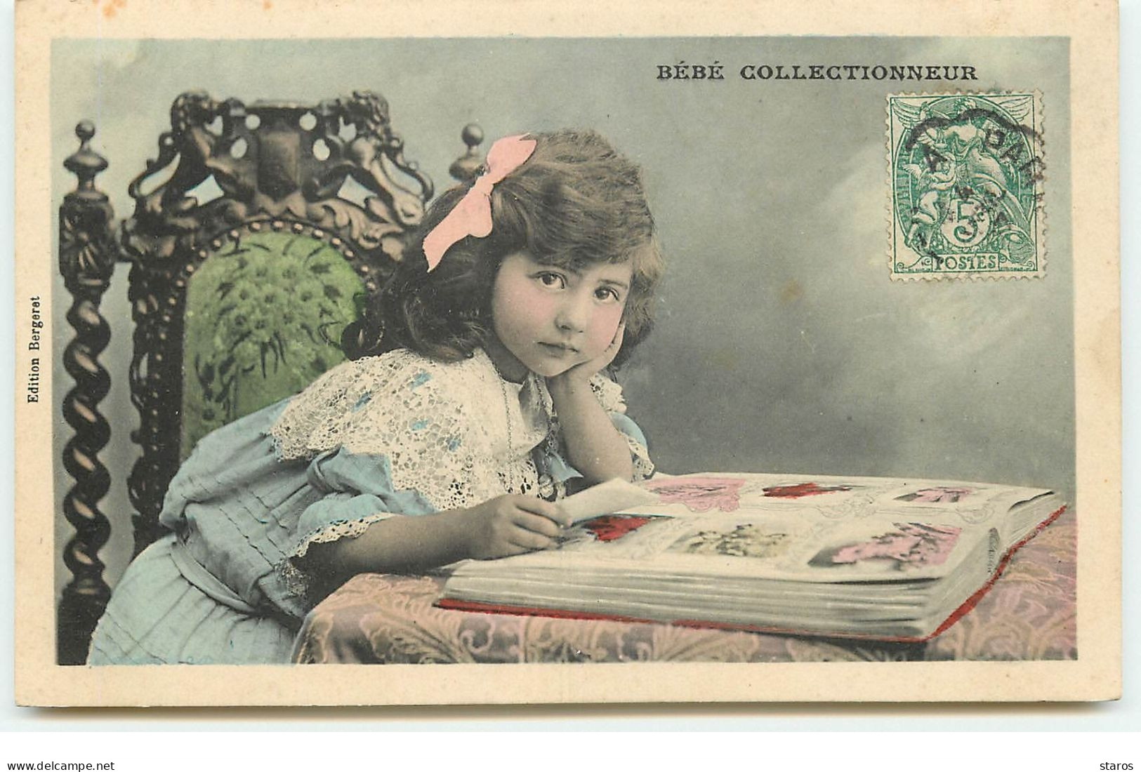 Bergeret - Deltiology - Bébé Collectionneur De Cartes Postales - Bergeret