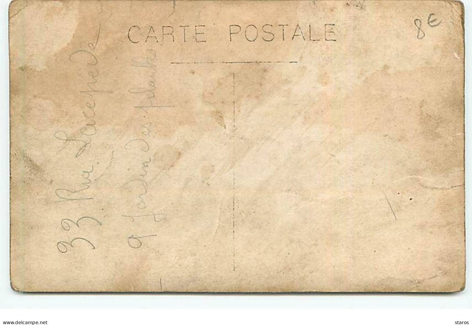 Carte Photo - Classe 22/1 - P.H.R. - Ci-Git Le Père 100 Décédé - Regimente