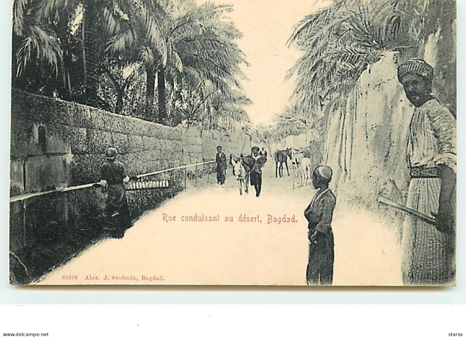 BAGDAD - Rue Conduisant Au Désert - Iraq