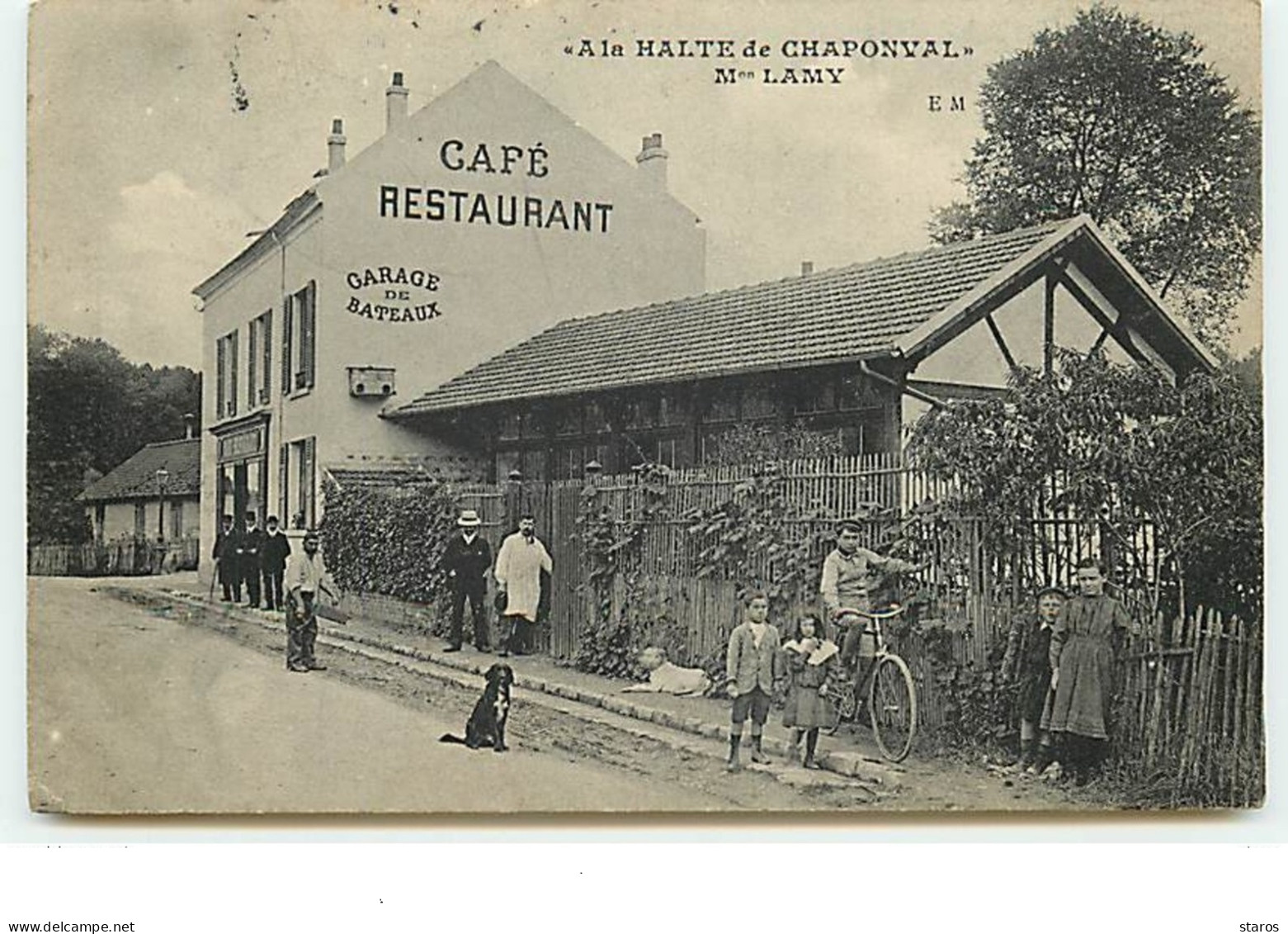 AUVERS-SUR-OISE - A La Halte De Chaponval - Maison Lamy - Auvers Sur Oise